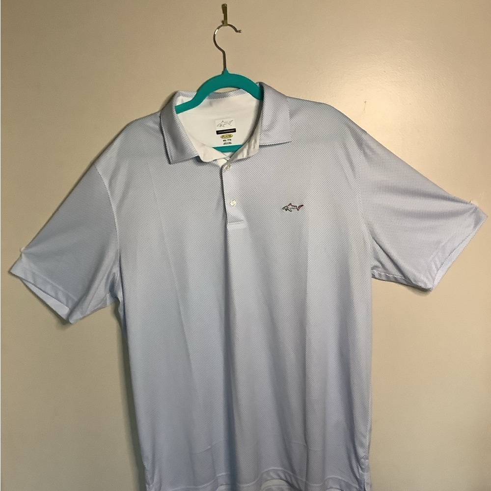 Greg Norman Collection Sky Blue Polo Shirt
